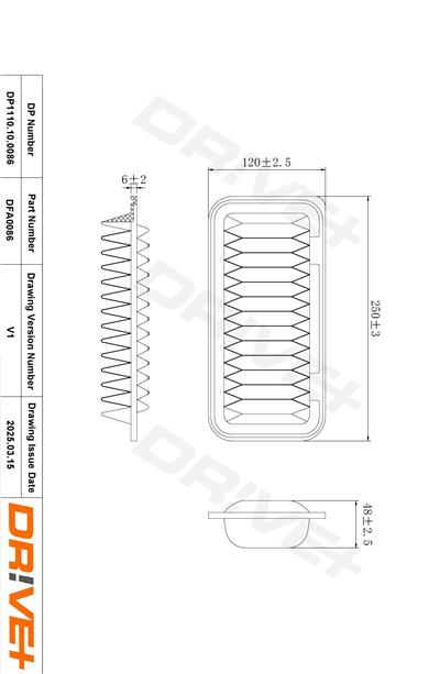 Dr!ve+ DP1110.10.0086 Číslo výrobce: DFA0086. EAN: 5907714165450.