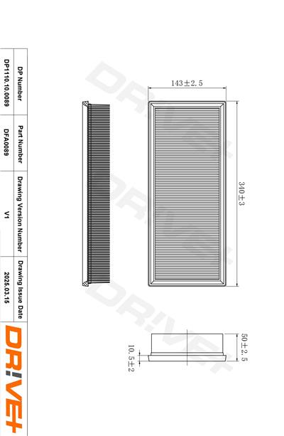 Dr!ve+ DP1110.10.0089 Číslo výrobce: DFA0089. EAN: 5907714165054.