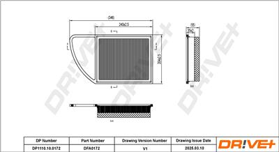 Dr!ve+ DP1110.10.0172 Číslo výrobce: DFA0172. EAN: 5907714165511.
