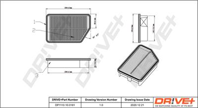 Dr!ve+ DP1110.10.0181 Číslo výrobce: DFA0181. EAN: 5907714165818.