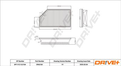 Dr!ve+ DP1110.10.0184 Číslo výrobce: DFA0184. EAN: 5907714165887.