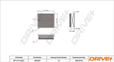 Dr!ve+ DP1110.10.0227 Číslo výrobce: DFA0227. EAN: 5907714152016.