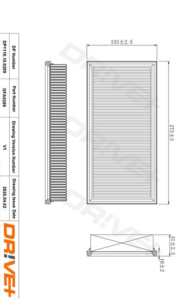 Dr!ve+ DP1110.10.0289 Číslo výrobce: DFA0289. EAN: 5907714170201.