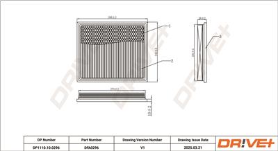 Dr!ve+ DP1110.10.0296 Číslo výrobce: DFA0296. EAN: 5907714170270.