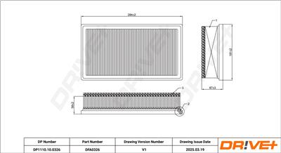 Dr!ve+ DP1110.10.0326 Číslo výrobce: DFA0326. EAN: 5907714170577.