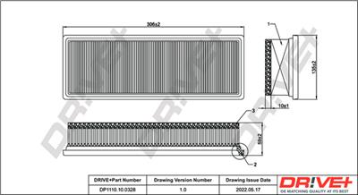 Dr!ve+ DP1110.10.0328 Číslo výrobce: DFA0328. EAN: 5907714170591.