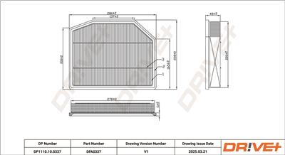 Dr!ve+ DP1110.10.0337 Číslo výrobce: DFA0337. EAN: 5907714170683.