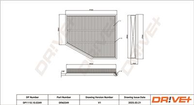 Dr!ve+ DP1110.10.0349 Číslo výrobce: DFA0349. EAN: 5907714170805.