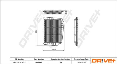 Dr!ve+ DP1110.10.0413 Číslo výrobce: DFA0413. EAN: 5907714171444.