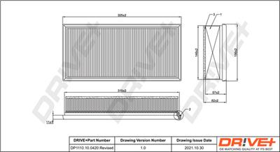 Dr!ve+ DP1110.10.0420 Číslo výrobce: DFA0420. EAN: 5907714171512.