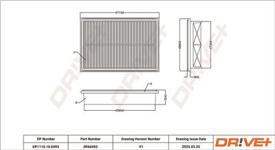 Dr!ve+ DP1110.10.0493 Číslo výrobce: DFA0493. EAN: 5907714172243.