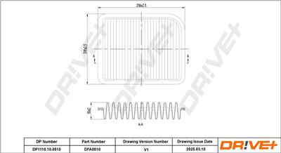 Dr!ve+ DP1110.10.0510 Číslo výrobce: DFA0510. EAN: 5907714172410.