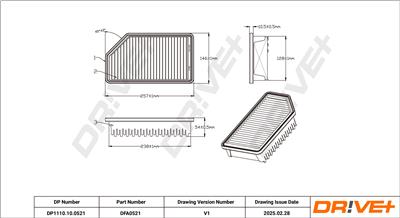 Dr!ve+ DP1110.10.0521 Číslo výrobce: DFA0521. EAN: 5907714172526.