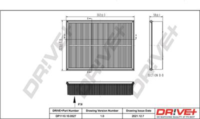 Dr!ve+ DP1110.10.0527 Číslo výrobce: DFA0527. EAN: 5907714172588.
