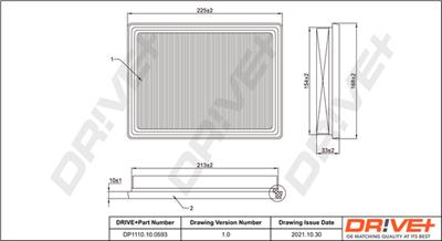 Dr!ve+ DP1110.10.0593 Číslo výrobce: DFA0593. EAN: 5907714173240.