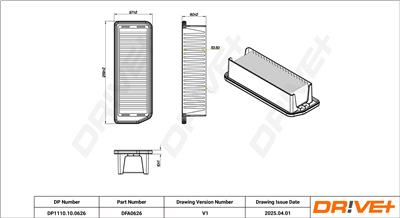 Dr!ve+ DP1110.10.0626 Číslo výrobce: DFA0626. EAN: 5907714173578.