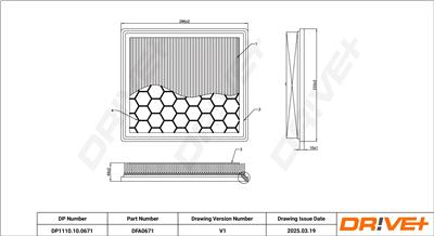 Dr!ve+ DP1110.10.0671 Číslo výrobce: DFA0671. EAN: 5907714174025.