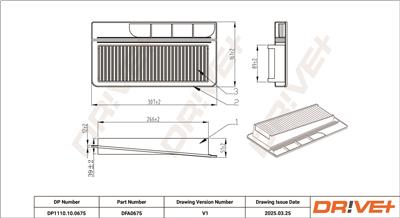 Dr!ve+ DP1110.10.0675 Číslo výrobce: DFA0675. EAN: 5907714174063.