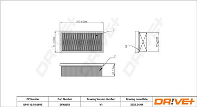 Dr!ve+ DP1110.10.0693 Číslo výrobce: DFA0693. EAN: 5907714174247.