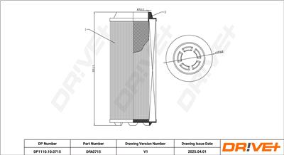 Dr!ve+ DP1110.10.0715 Číslo výrobce: DFA0715. EAN: 5907714174469.