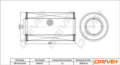 Dr!ve+ DP1110.10.0741 Číslo výrobce: DFA0741. EAN: 5907714174728.