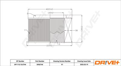 Dr!ve+ DP1110.10.0744 Číslo výrobce: DFA0744. EAN: 5907714174759.
