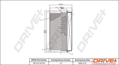 Dr!ve+ DP1110.10.0747 Číslo výrobce: DFA0747. EAN: 5907714174780.
