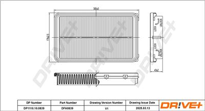 Dr!ve+ DP1110.10.0839 Číslo výrobce: DFA0839. EAN: 7630556925989.