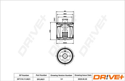 Dr!ve+ DP1110.11.0021 Číslo výrobce: DFL0021. EAN: 5907714163494.