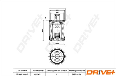 Dr!ve+ DP1110.11.0027 Číslo výrobce: DFL0027. EAN: 5907714163371.