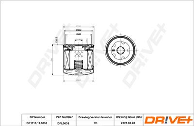 Dr!ve+ DP1110.11.0038 Číslo výrobce: DFL0038. EAN: 5907714163401.