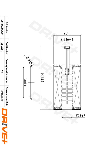 Dr!ve+ DP1110.11.0061 Číslo výrobce: DFL0061. EAN: 5907714163456.