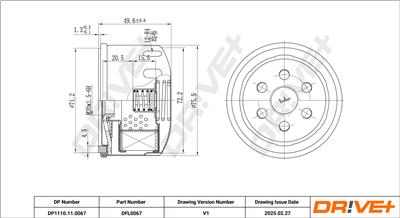 Dr!ve+ DP1110.11.0067 Číslo výrobce: DFL0067. EAN: 5907714164057.