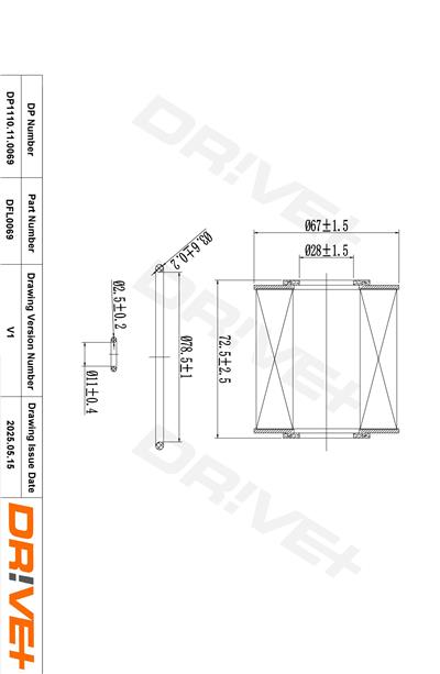 Dr!ve+ DP1110.11.0069 Číslo výrobce: DFL0069. EAN: 5907714163777.