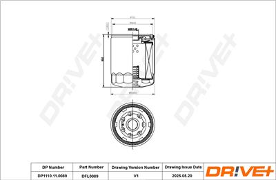 Dr!ve+ DP1110.11.0089 Číslo výrobce: DFL0089. EAN: 5907714163579.