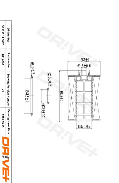 Dr!ve+ DP1110.11.0097 Číslo výrobce: DFL0097. EAN: 5907714163876.
