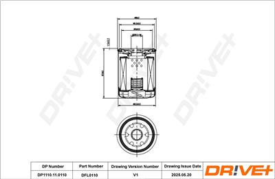 Dr!ve+ DP1110.11.0110 Číslo výrobce: DFL0110. EAN: 5907714163227.