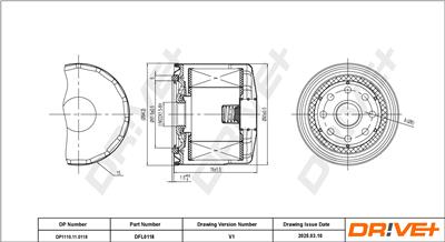 Dr!ve+ DP1110.11.0118 Číslo výrobce: DFL0118. EAN: 5907714163968.