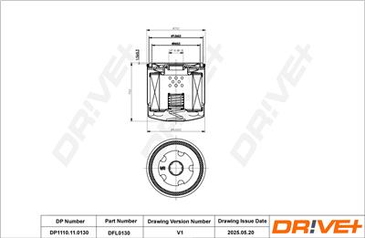 Dr!ve+ DP1110.11.0130 Číslo výrobce: DFL0130. EAN: 5907714163388.