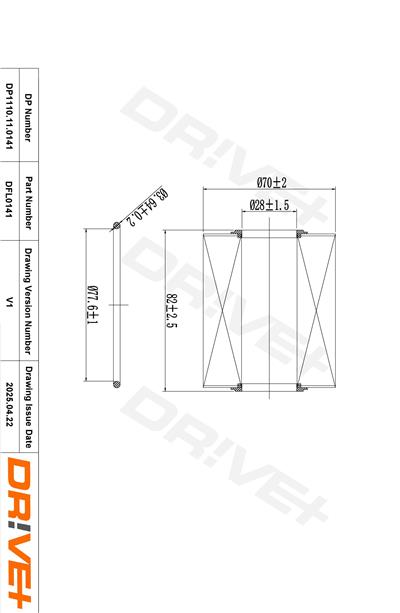 Dr!ve+ DP1110.11.0141 Číslo výrobce: DFL0141. EAN: 5907714152115.