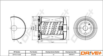Dr!ve+ DP1110.11.0165 Číslo výrobce: DFL0165. EAN: 5907714152351.