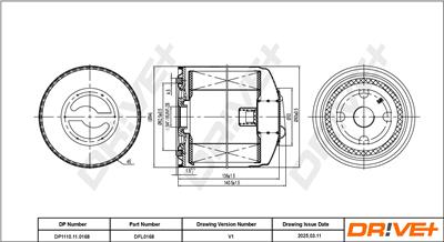 Dr!ve+ DP1110.11.0168 Číslo výrobce: DFL0168. EAN: 5907714152382.
