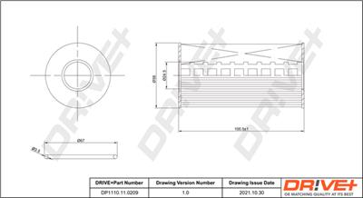 Dr!ve+ DP1110.11.0209 Číslo výrobce: DFL0209. EAN: 5907714167096.