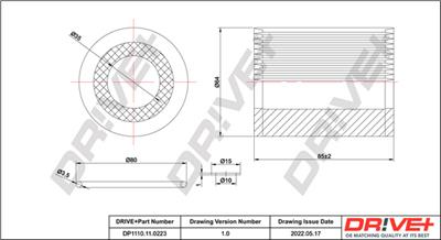 Dr!ve+ DP1110.11.0223 Číslo výrobce: DFL0223. EAN: 5907714167232.