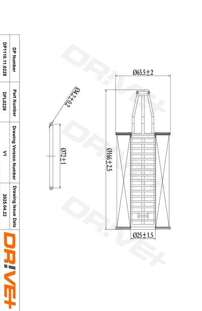 Dr!ve+ DP1110.11.0228 Číslo výrobce: DFL0228. EAN: 5907714167287.