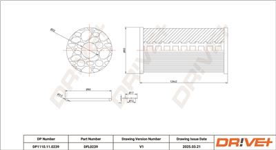 Dr!ve+ DP1110.11.0239 Číslo výrobce: DFL0239. EAN: 5907714167393.