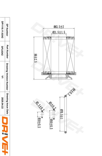 Dr!ve+ DP1110.11.0242 Číslo výrobce: DFL0242. EAN: 5907714167423.