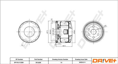 Dr!ve+ DP1110.11.0255 Číslo výrobce: DFL0255. EAN: 5907714167553.