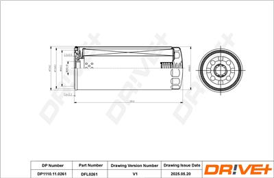 Dr!ve+ DP1110.11.0261 Číslo výrobce: DFL0261. EAN: 5907714167614.