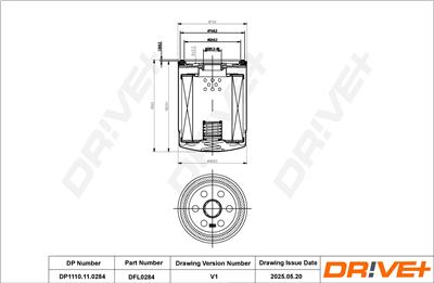 Dr!ve+ DP1110.11.0284 Číslo výrobce: DFL0284. EAN: 5907714167843.
